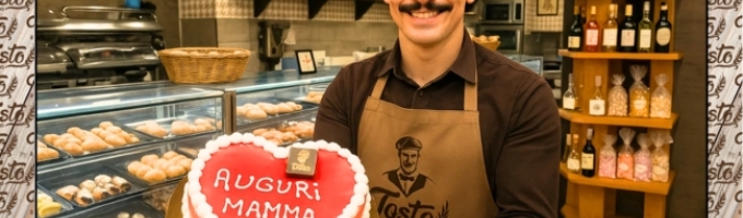 Amore di Mamma | Cuore Dolce alla Panna e Fragoline